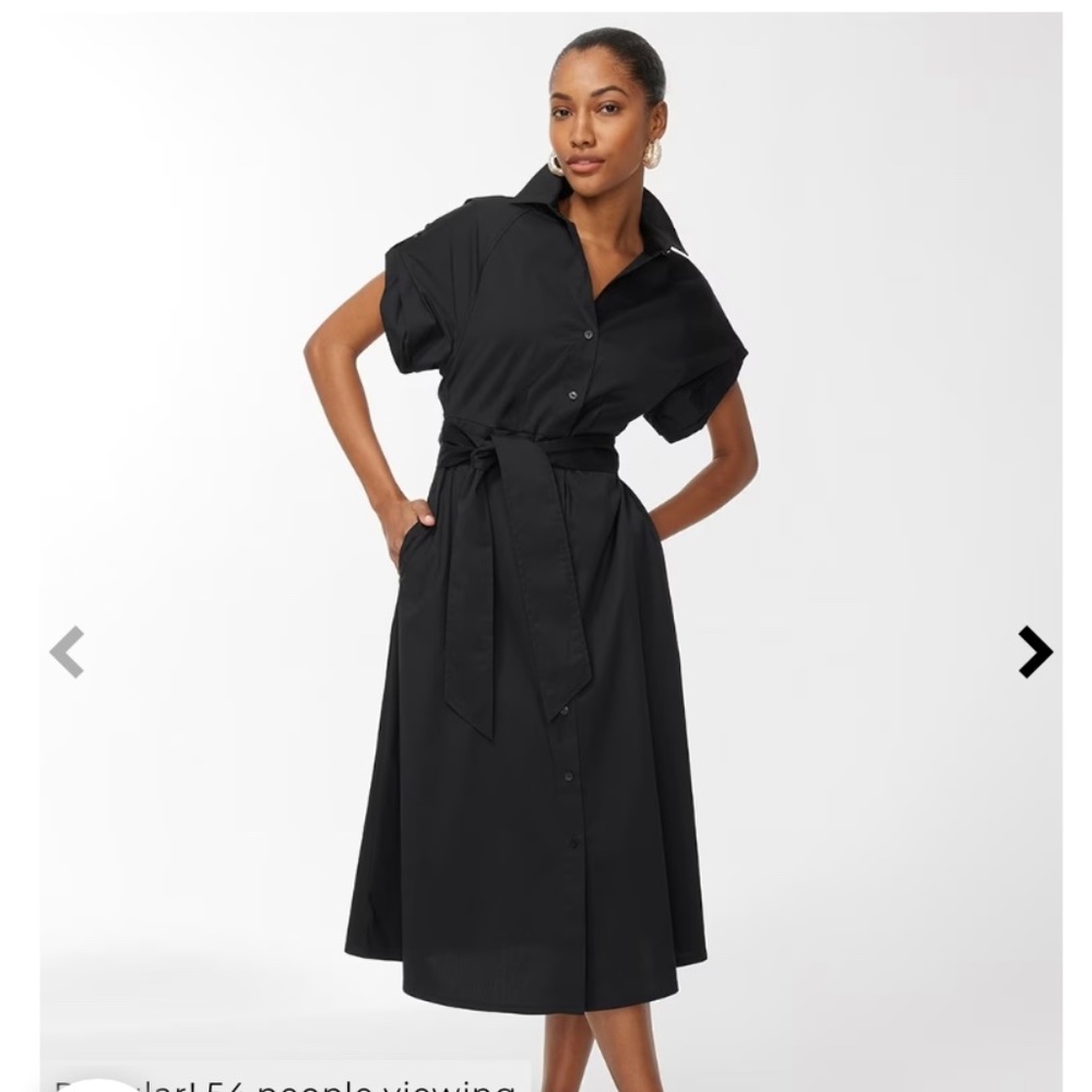 Chico's Poplin Shirtwaist Dress